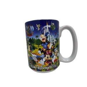 Walt Disney World Mug Cup GRANDPA Four Parks Coffee Tea All Over Character